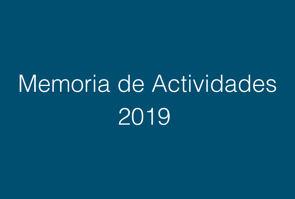 Memoria de Actividades 2019