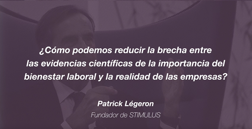 25/01/2017. Jornada “Empresa humana y saludable”: Entrevista Patrick Legeron, Stimulus