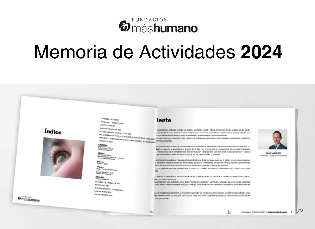 Presentamos nuestra Memoria de Actividades 2024: un año de impulso, transformación y compromiso con las personas