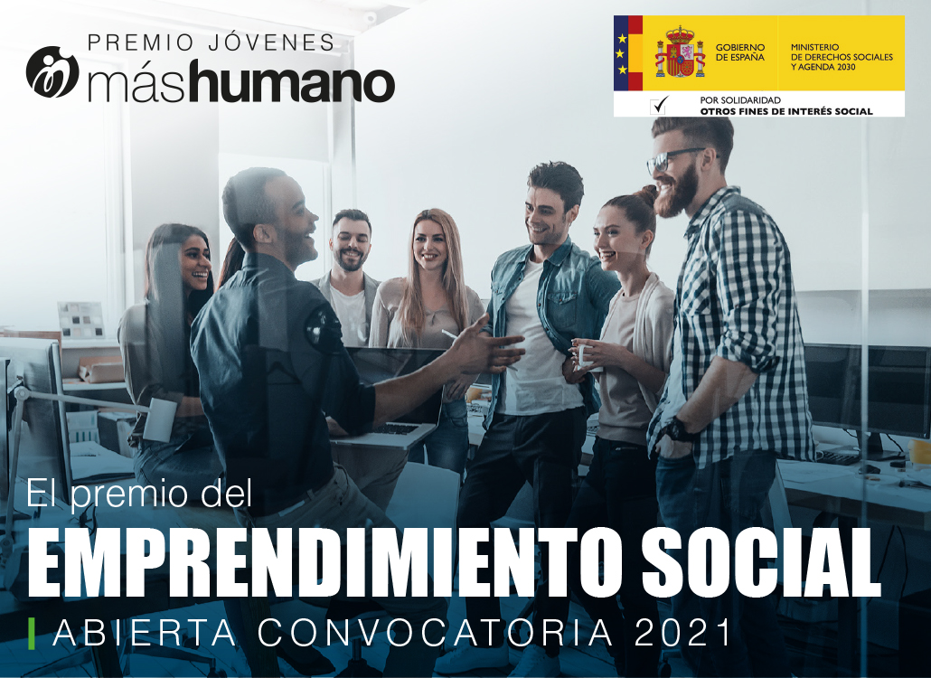 Nueva convocatoria 2021 Premio Jóvenes máshumano