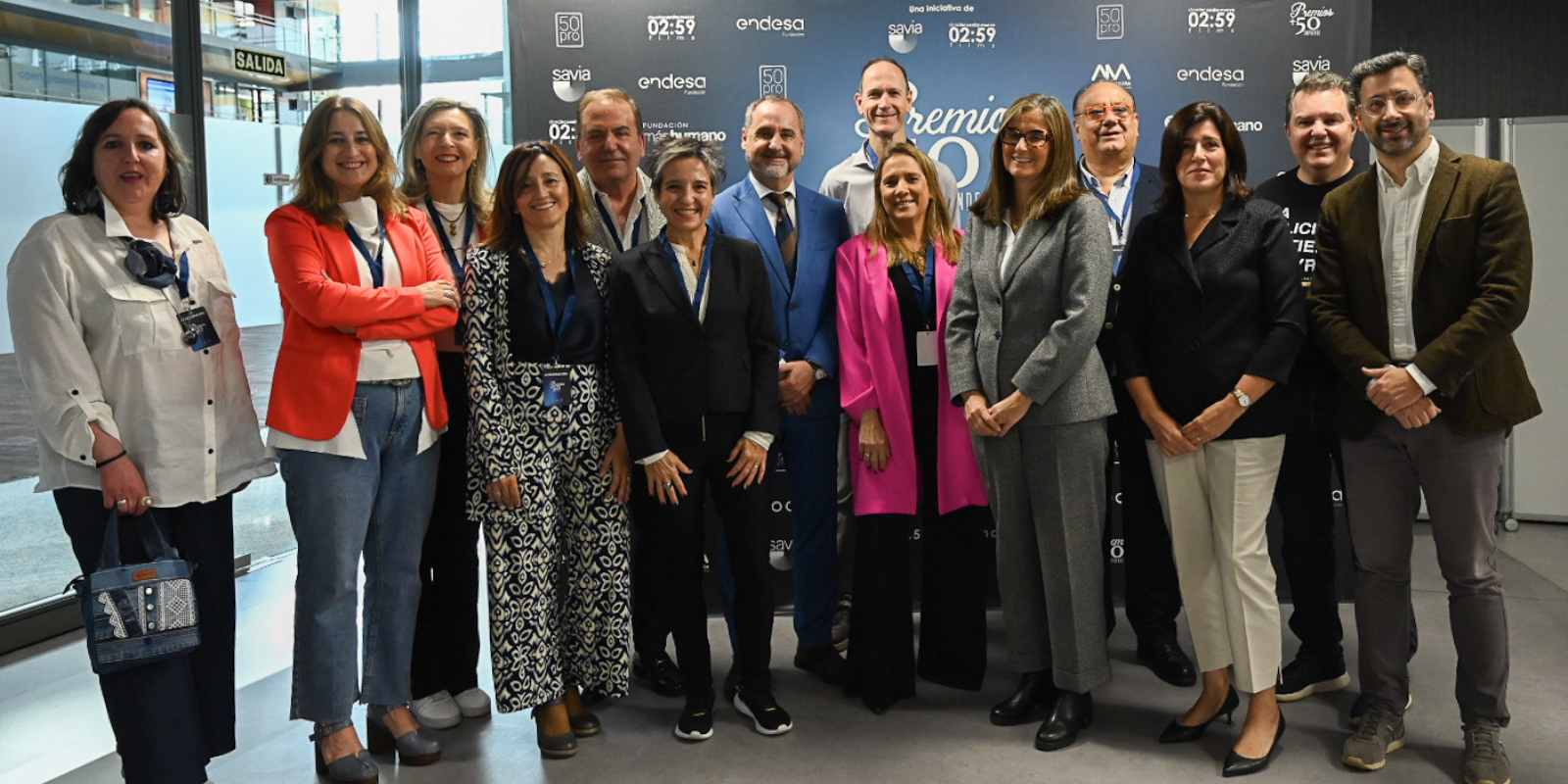 Finalistas y jurado Premio 50 Emprende emprendimiento senior