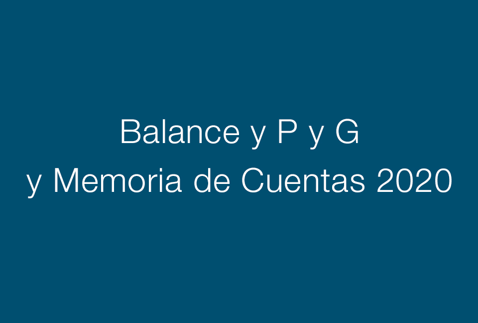 Balance y PyG  2020