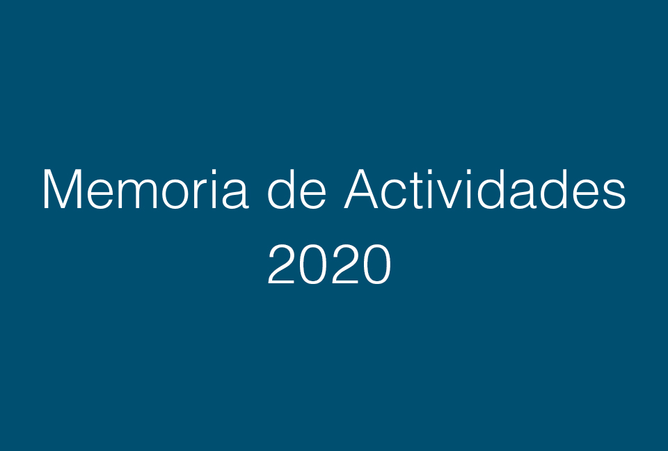 Memoria de Actividades 2020